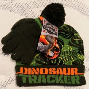 Jurassic Park Winter Hat & Gloves